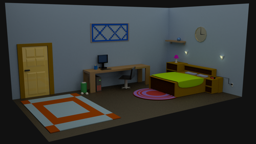 Low Poly Room preview image